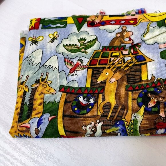 VTG 90s Fabric FQ Lot Alexander Henry - ABCs, Hoffman - Noah Ark, Cranston - Egg - Picture 5 of 5